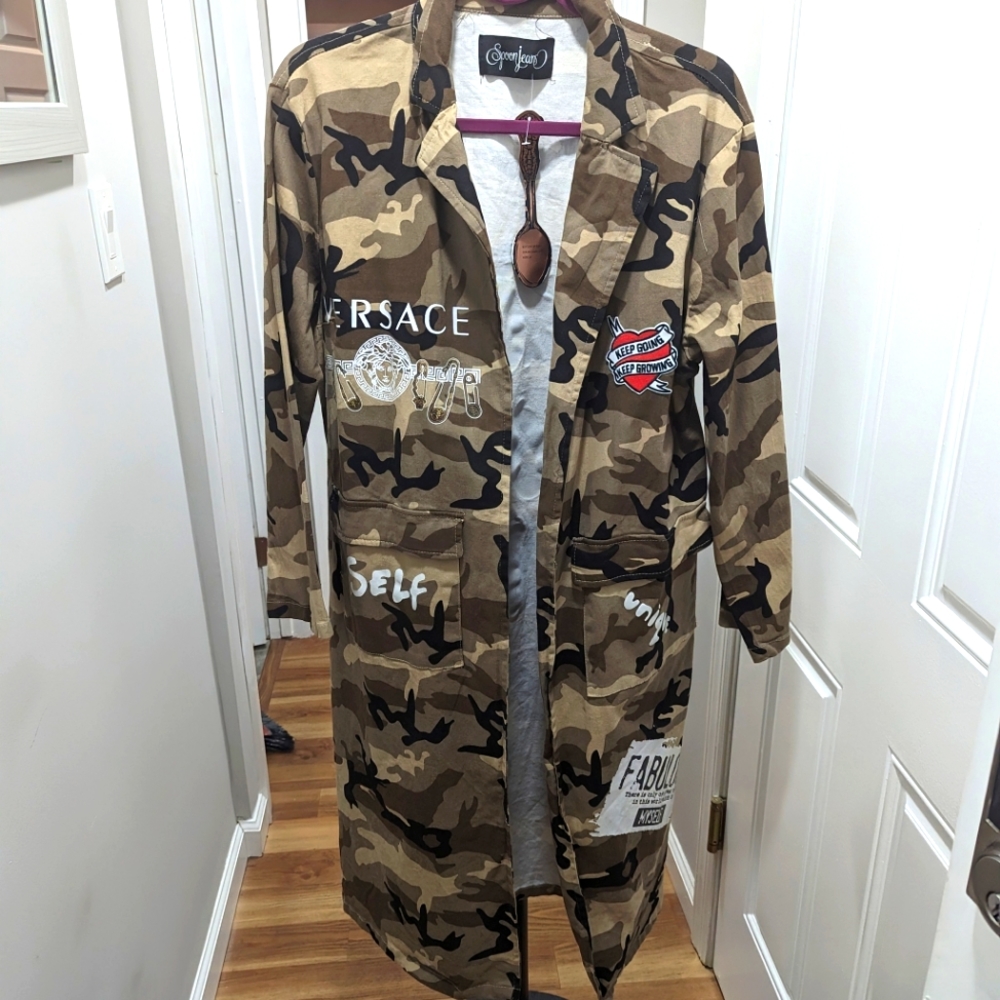 Desert storm custom camo jacket/duster